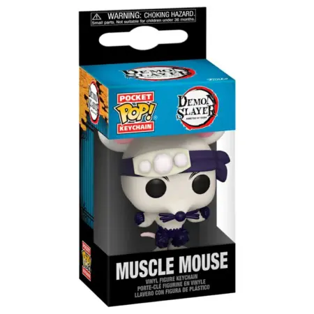 FUNKO POP! KEYCHAIN - DEMON SLAYER - MUSCLE MOUSE