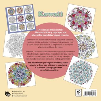 MANDALAS PARA COLOREAR KAWAII - Imagen 2