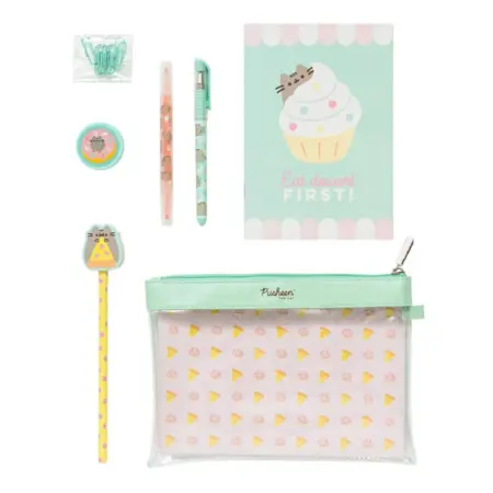 PUSHEEN- SET DE PAPELERIA "FOODIE"