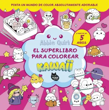 SUPER LIBRO PARA COLOREAR KAWAII