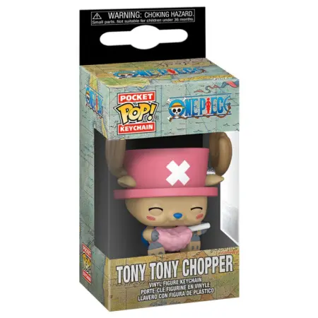 FUNKO POP! KEYCHAIN - ONE PIECE - TONY TONY CHOPPER WITH COTTON CANDY
