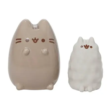 PUSHEEN - SALERO Y PIMENTERO DE CERÁMICA STORMY & PUSHEEN