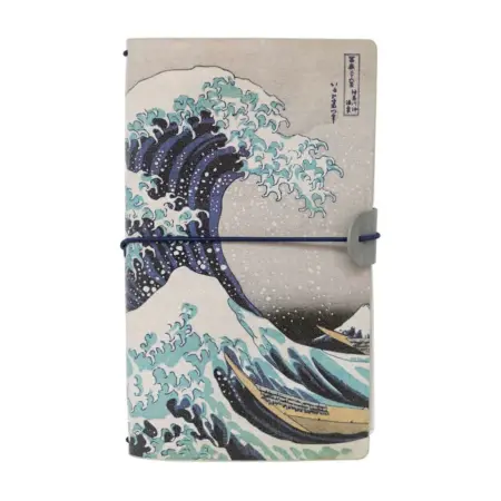 HOKUSAI - CUADERNO DE VIAJE "LA GRAN OLA DE KANAGAWA"