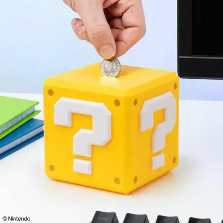 SUPER MARIO - HUCHA "BLOQUE INTERROGANTE"