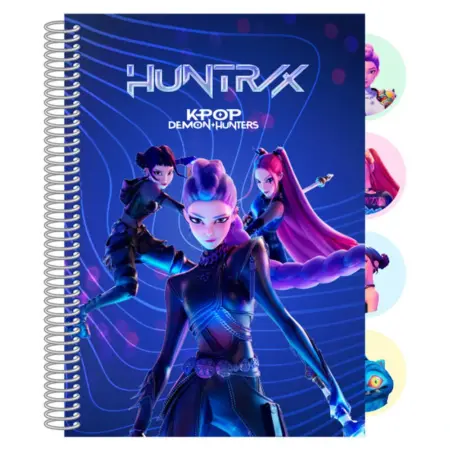 KPOP DEMON HUNTERS - LIBRETA A 5 HUNTER