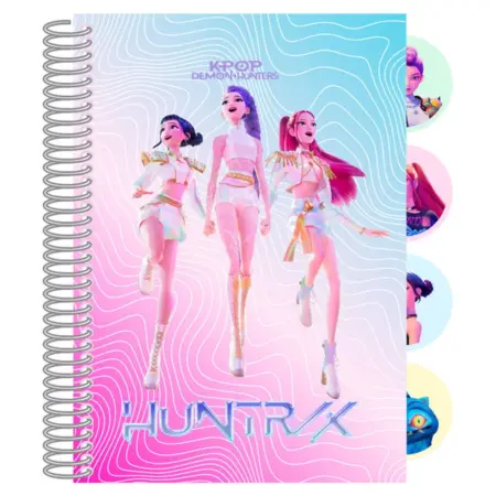 KPOP DEMON HUNTERS - LIBRETA A6 GOLDEN