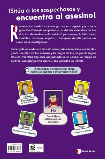 MURDOKU: 80 ACERTIJOS DE LÓGICA Y ASESINATO - Imagen 2