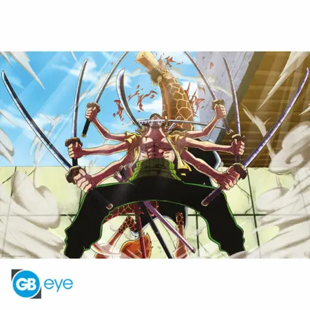 ONE PIECE - POSTER ZORO VS KAKU