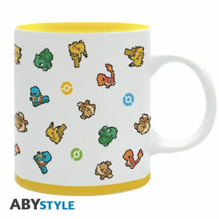 POKEMON - TAZA PIXEL INICIALES